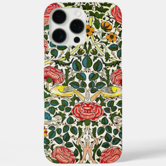 Vintage Floral & Oiseau Elégance - iPhone 16 Coque