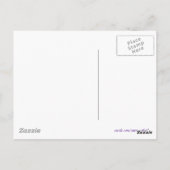 Vintage Floral Pansy Briefkaart (Achterkant)