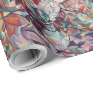 Vintage Floral Pattern Gladiolus Cadeaupapier