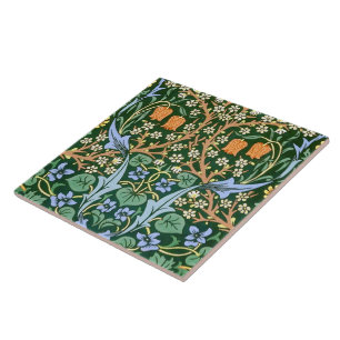 Vintage Floral Pattern William Morris Tegeltje