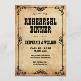 Vintage Floral repetitie Inwendige Kaart