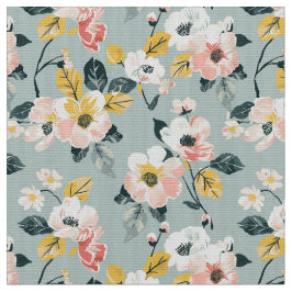 Vintage Floral Seamless Pattern Fabric Stof