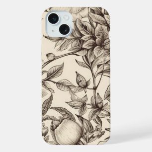 Vintage Floral Sepia Motif (2)