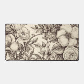 Vintage Floral Sepia Motif (2) (Recto)