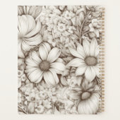 Vintage Floral Sepia Motif (5) (Dos)