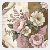 Vintage Floral - Stickers (Voorkant)