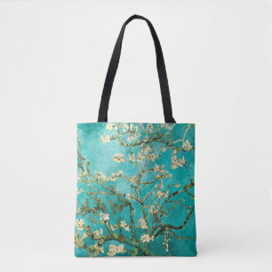 Vintage Floral van Gogh van de Alandelboom Draagtas