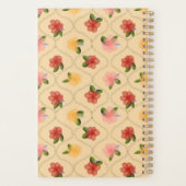 Vintage floral watercolour diamond Notebook (Dos)