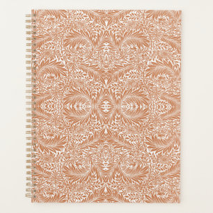 Vintage Floral William Morris Willow Bough Rust Planner
