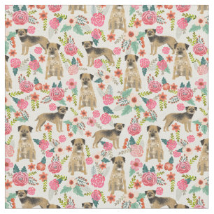 vintage florals crème stof