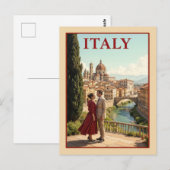 Vintage Florence Italië Cathedral Briefkaart (Voorkant / Achterkant)