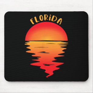 Vintage Florida Beach Zonsondergang T-shirt - Retr Muismat