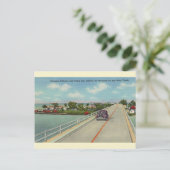 Vintage Florida Keys Highway Briefkaart (Staand voorkant)