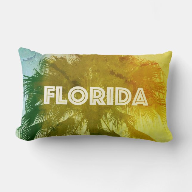 Vintage Florida Lumbar Coussin (Recto)
