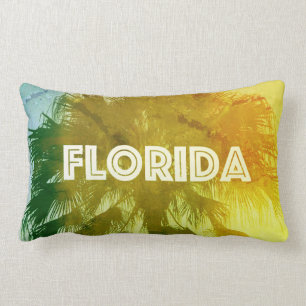 Vintage Florida Lumbar Coussin