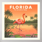 Vintage Florida Poster (Voorkant)