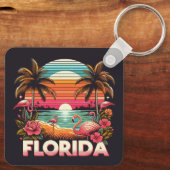 Vintage Florida Sleutelhanger (Achterkant)