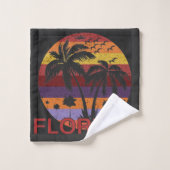 Vintage Floride USA Summer Beach (Gant de toilette)