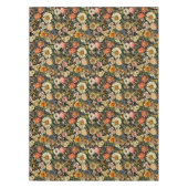 Vintage Flower Blooms Seamless Pattern Tafelkleed (Voorkant)