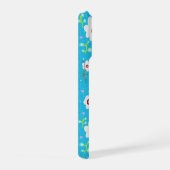 Vintage Flower Pattern Mobile Cover (Côté droit)