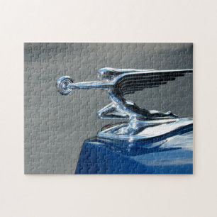 Vintage Flying Lady Hood Ornament Legpuzzel