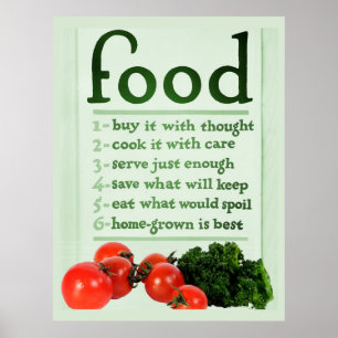 Vintage Food Poster