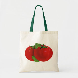 Vintage Foods, Biologische Rode Rijpe Erfgoed Toma Tote Bag