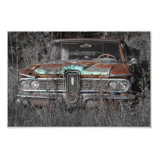 Vintage Ford Edsel Foto Afdruk (Voorkant)