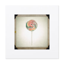 VINTAGE FOTO LOLLIPOP KAART