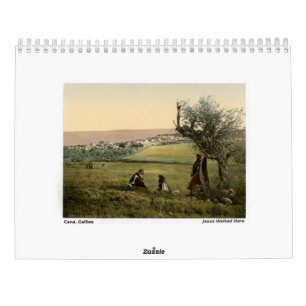 Vintage foto's van heilige plaatsen in het Heilige Kalender