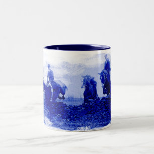 Vintage Fox Hunt en céramique Mug