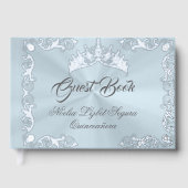 Vintage Frame, Tiara & Gown - Pastel Blue (Recto)