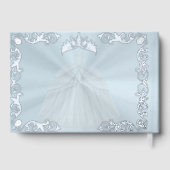 Vintage Frame, Tiara & Gown - Pastel Blue (Verso)
