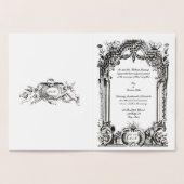Vintage Français Baroque Rococo Invitations de mar (Intérieur)