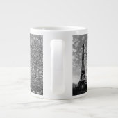 Vintage France Paris Tour Eiffel Géant Café Mug (Dos)