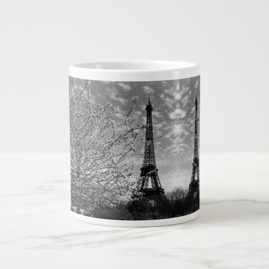 Vintage France Paris Tour Eiffel Géant Café Mug (Devant)