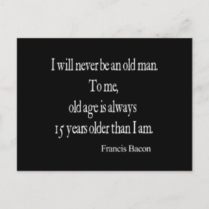 Vintage Francis Bacon zal nooit oud worden Briefkaart