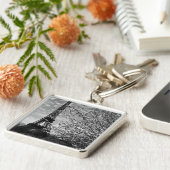 Vintage Frankrijk Eiffeltoren Sleutelhanger (Zijkant)