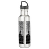 Vintage Frankrijk Eiffeltoren Waterfles (Achterkant)