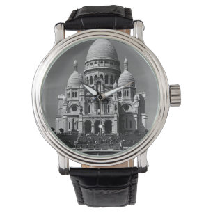 Vintage Frankrijk Frankrijk Sacre Coeur Basilica Horloge