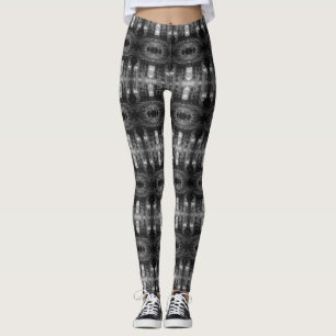 Vintage Frankrijk Leggings Notre Dame Cathedral