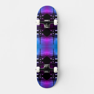 Vintage Frankrijk Parijs Eiffeltoren reflectie Skateboard