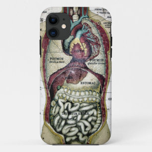 Vintage Frans anatomie Case-Mate hoesje