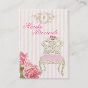 Vintage Frans Roos Antiek Visitekaartje