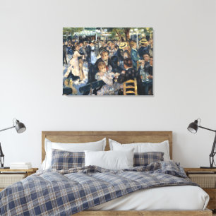 Vintage Franse Impressionistische Parijse Dans Kun Canvas Afdruk