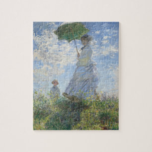 Vintage Franse kunst Claude Monet Moeder en zoon Legpuzzel