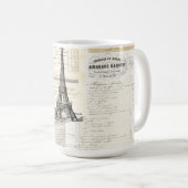 Vintage Franse Mok Ephemera (Voorkant rechts)