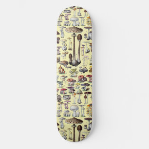 Vintage Franse Paddenstoel Cottagecore Botanische Skateboard