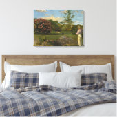Vintage Frederic Bazille Canvas Afdruk (Insitu (Slaapkamer))