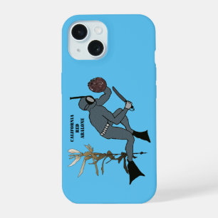 Vintage Freediver Duiker met Abalone en Kelp URM iPhone 15 Hoesje